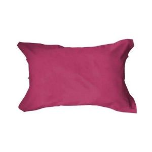 Taie D'oreiller - Coeur De Coton - 50x70 Cm - Rose - Rectangulaire - Lavable - Neuf