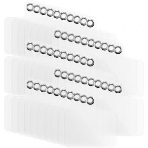 KAL-50 Pi&egrave;ces Pendentifs Pour T&eacute;l&eacute;phones Portables, Anneau En M&eacute;tal Tour De Cou Telephone, Facile &Agrave; D&eacute;monter, Sangle Telephone Portable Pour &Agrave; T&eacute;l&eacute;phones Portables Et Porte Cl&eacute;s - Neuf