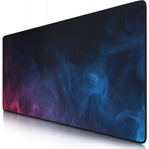 KALANKA-- Tapis de Souris Gamer fum&eacute;e color&eacute;e 900x400mm - sous-Main Bureau, Table - Taille Large XXL - Base antid&eacute;rapante - Pr&eacute;cision, Vitesse et Confort - pour Tous Types de Souris et Clavier - Neuf