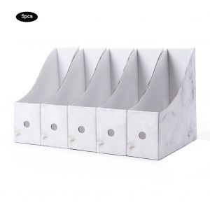 Hjlian Boites De Rangement Pliables En Carton Impermeable A Motif Marbre Avec Trous Pour Les Doigts - Neuf
