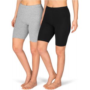 Subzonal-Lot De 2 Leggings Courts En Coton Pour Femme - Neuf