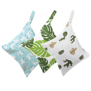 Sacs A Couches Lavables Portables Et Reutilisables, Sacs De Transport Pour Couches Lavables Pour Bebe (Un Ensemble) - Neuf