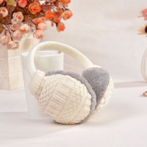 Cache-Oreilles Unisexe Pour Enfants, Accessoire D'hiver, Cache-Oreilles Courts En Peluche Pour Hommes Et Femmes, Pour Moto, Vélo, Ski, Voyage, Course À Pied, Cadeau De Noël, Blanc - Neuf