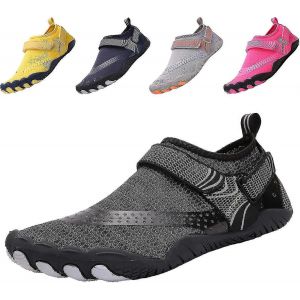 Pieds Nus Chaussures D'eau Hommes Femmes S&eacute;chage Rapide Aqua Chaussures Unisexe Chaussures De Natation Pour Hommes,Plage,Plong&eacute;e,Surf,Navigation De Plaisance,Chaussures De Plong&eacute;e En Apn&eacute;e - Neuf