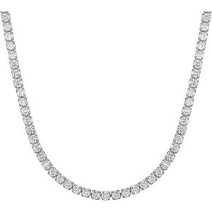 Kales-Collier Choker Strass Femme Chaîne De Tennis Brillant Ras De Cou 40 Cm/45 Cm Blanc/Or/Noir Bijoux Bling Bling Pour Fille Femms (Boîte Cadeau) - Neuf