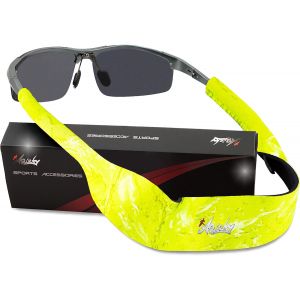 Premium Lunettes De Sport Band Flottant - Support Pour Lunettes Et Lunettes De Soleil - Longueur Flexible Réglable En Néoprène Pour Homme, Femme Et Enfant - Neuf