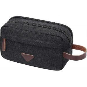 Trousse de toilette pour homme,toile,accessoires de trousse de toilette,trousse de toilette de voyage durable pour hommes - Neuf
