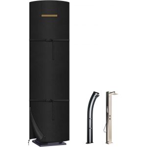 Housse d'Hivernage pour Douche Solaire Housse Protection Douche Solaire Ext&eacute;rieur Housse pour Douche Ext&eacute;rieure B&acirc;che &Eacute;tanche pour Douche de Jardin Anti-UV 420D Tissu Oxford 230x67cm - Neuf