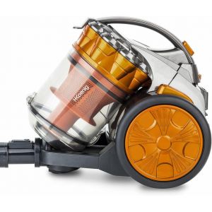 Stc60 Aspirateur Sans Sac Multicyclonique Traineau Compact+ Orange, Classe &Eacute;nerg&eacute;tique Aaa, Filtre Hepa, Silencieux, Puissant, Efficace,Inclus Brosse, Suceur Plat 2 En 1 - Neuf
