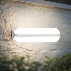 Subzonal-Led Applique Murale Int&eacute;rieure/Exterieur 20w 2000lm, &Eacute;clairage Par Le Haut Et Par Le Bas Luminaire Ext&eacute;rieur, 4000k Ip65 Etanche Lampe Exterieur Murale Applicable Balcon Couloir Cave Jardin - Neuf