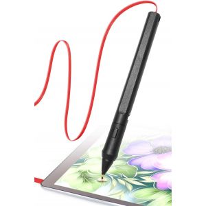 NAERYUTYI-Stylet Intelligent Sensible À La Pression Avec Bouton De Raccourcissement De La Paume Sans Batterie.Compatible Avec Apple Ipad/Iphone/Android/Switch/Chromebook (Rouge) - Neuf