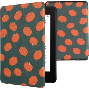 Etui Compatible Avec Kindle Paperwhite 11e Génération-Étui À Rabat Magnétique Tablette Ereader Similicuir Pour Kindle Paperwhite-Orange-Vert-Vert Clair - Neuf