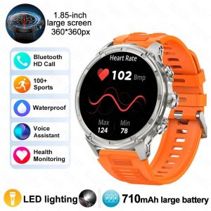 Pour Huawei Xiaomi Gps Track Montre Intelligente Hommes 1.85 Pouces Ultra Hd Amoled &Eacute;cran 710 Mah Batterie Bluetooth Appel Smartwatch 2025 Nouveau - Neuf