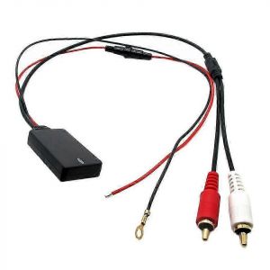Adaptateur de voiture Bluetooth sans fil o R&eacute;cepteur avec c&acirc;ble Aux RCA pour autoradio st&eacute;r&eacute;o universel - Neuf