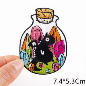 La Gentillesse Est Magique/Dessin Animé Broderie Patch Lettre Patch Fer Sur Les Patchs Pour Vêtements Thermoadhésif Patchs Sur Les Vêtements Coudre Bricolage - Neuf