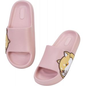 Dww-Rose Femmes Hommes Plage Chaussons D'été Sliders Sandales,Chaussons Enfant Souples,Salle De Bains Piscine Douche Anti-Slip Pantoufles Tongs Pour Intérieur Et Extérieur 39-40eu - Neuf
