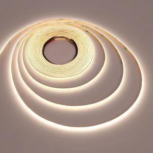 5v Ruban Led Cob 4000k,Bande Led 5m Blanc Naturel,&Eacute;troit 5mm Largeur,400led/M Cri>90 Autocollant Flexible Ip20 Non &Eacute;tanche Pour Maison Chambre Cuisine - Neuf