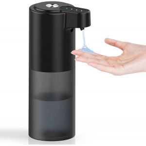 KAL-Distributeur De Savon Automatique Avec Capteur Infrarouge - Distributeur De Savon Électrique Ipx5 - Étanche - Sans Contact - Pour Cuisine, Salle De Bain, École, Hôpital, Rechargeable Par Usb C - Neuf