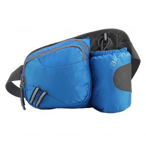 Sac banane multifonction pour telephone portable, pour sports de plein air, course a pied, bleu - Neuf