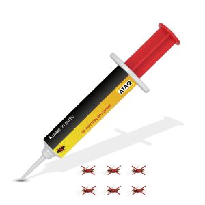 KALANKA-- Gel Appât 10g Anti Cafards Puissant Professionnelle - Blattes - Insecticide - Éradicateur Efficace - Élimine Rapidement les Cafards ¿ Formule professionnelle - résultat rapide - Neuf