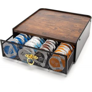 Tiroirs À Capsules Compatible Pour Tassimo,Distributeur Moderne Support De Rangement Capsule Pour Machine À Café Avec Organisateur De Dosettes - Neuf