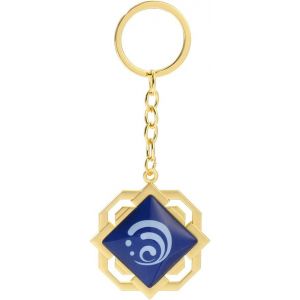 KAL-Genshin Impact Figure Vision Porte-Clés U2013 Game Project Lumineux Pendentif Porte-Clés Cosplay Accessoire - Neuf