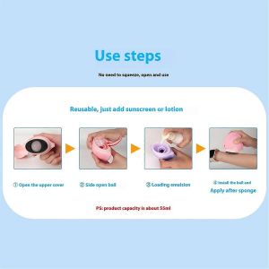 Applicateur De Cr&egrave;me Solaire Pour Enfants,Ensemble De Pinceaux Sunblock Buddy - Neuf