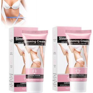 Cmjaagur-Crème De Mas Minceur Et Sculpture, Crème Minceur Anti Cellulite, Crème Brûle Graisse, Crème Cellulite, Crème Minceur Et Raffermissante Pour Cuisses, Ventre Et Fesses -2 Pièces[M1152] - Neuf