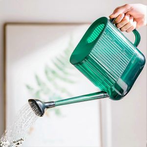 Arrosoirs, pot a bec long en plastique de 1800 ml/61 oz, design tendance et amovible (vert) - Neuf