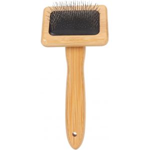 JGD-Brosse &agrave; Pompon pour Tapis, Tapisserie en macram&eacute;, Tissage de Corde en Coton, Peigne avec Trou, Coussin D'air, Toilettage, Brosse de Nettoyage en Bambou pour Tapisserie D'animaux - Neuf