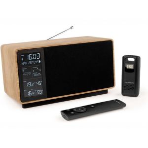 Thomson WS202TBK &iquest; Enceinte Bluetooth avec Station M&eacute;t&eacute;o et Radio FM - Neuf
