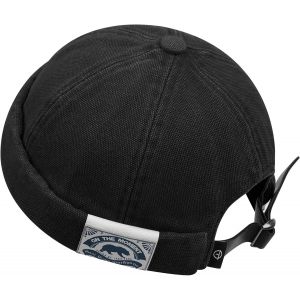 Kalanka-Casquette Docker Coton Bonnet Docker Unique Street Décontracté Brimless Chapeau Beanie Baseball Cap Fisherman Beanie Watch Hat - Neuf
