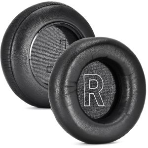 Coussinets d'oreille en peau d'agneau noire pour B&O Beoplay H9 - pack de 2 - Neuf