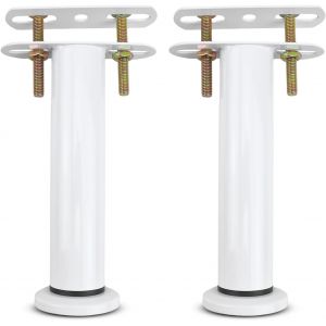 2 Pi&egrave;ces Pieds de Meuble, Pieds de Meubles R&eacute;glables, Pieds de Table en M&eacute;tal Pieds de Support en Fixation en M&eacute;tal pour Meubles Table Chaise Bureau Cuisine Armoire Canap&eacute;,18-32CM - Neuf