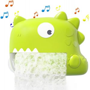 KAL-Jouet De Bain Pour B&eacute;b&eacute;, Jouet De Bain Dinosaure Bulle Avec Musique Avec 12 Chansons, Jouet De Bain B&eacute;b&eacute; &Agrave; Partir De 1 2 3 4 Ans, Jouet De Bain B&eacute;b&eacute; Jouet Aquatique Enfants, Cadeaux Pour Gar&ccedil;ons - Neuf