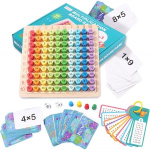 Ulteronixshop-Jeu d'apprentissage de multiplication pour enfants &agrave; l'&eacute;cole primaire Jouet &eacute;ducatif Montessori - Neuf