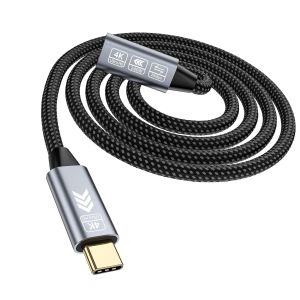 ERYI-20Gbps Rallonge Usb C 2M,Câble Rallonge Usbc 3.2 Gen2X2 240W 5A,Câble D'Extension Usb Type C Mâle Et Femelle 4K@144Hz 5K@60Hz Pour Thunderbolt 4,Dell Xps - Neuf