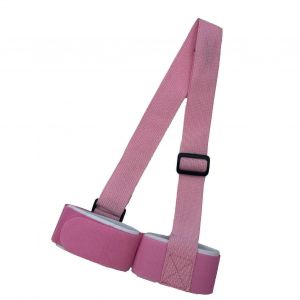 Bretelles De Ski Reglables, Sangles De Fixation Confortables Et Portables, Support De Ski Pour Le Ski De Montagne (Rose) - Neuf