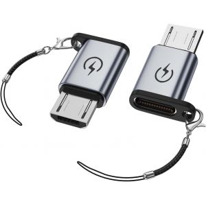 KALANKA-adaptateurs USB C vers Micro USB - Charge Rapide de 18 W - Convient pour Les adaptateurs USB C Femelle vers Micro mâle - Ne Convient Pas pour Les écouteurs - Neuf
