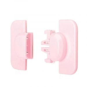 Serrure d'armoire de porte de réfrigérateur domestique Serrure de coffre-fort polyvalente pour bébé en bas âge3pcs,rose) - Neuf
