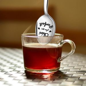 Cadeau Couple Ch&eacute;ri Plus Que Parfait Cuill&egrave;re Pour Petit Ami Mariage Cadeau D'anniversaire Homme Cuill&egrave;re &Agrave; Caf&eacute; Dessert Cadeaux Copine Mari - Neuf