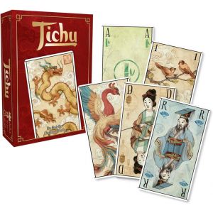 Loc-Tichu-Version Exclusive Au Format Tarot-Magnifiques Illustrations-Un Must Pour Les Amateurs De Jeux De Plis En &Eacute;quipe - Neuf