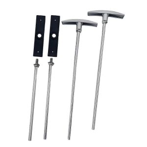 2Sets RV Poign&eacute;e de soupape de d&eacute;charge Remplacement Kit d'extension de tube de soupape de vidange RV Poign&eacute;e de soupape de r&eacute;servoir D&eacute;charge de camping-car - Neuf