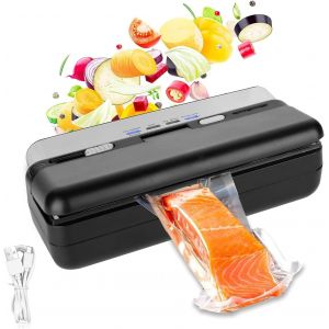 Rouleau Sous Vide Alimentaire,Mini Machine Sous Vide Alimentaire Avec Cutter,Film Portable Sous Vide Alimentaire Avec 3 Modes,Déshydrateur Alimentaire Adapté Aux Sacs De Conservation Des Aliments - Neuf