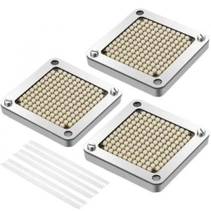 Lame de Rechange et Bloc Poussoir pour Coupe-Frites-Duoku-1/4 po, 3 Pi&egrave;ces-Les Lames de Rechange pour Hachoir-Facile &agrave; Nettoyer - Neuf