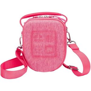 &Eacute;tui de Voyage Sacoche Sac Enfants Case pour Yoto Mini - Sac de Rangement Coque Dure en EVA Premium avec Poche D&eacute;di&eacute;e Air Tag, Poign&eacute;e, Bandouli&egrave;re et Porte-Cartes (Rosa/Petite) - Neuf