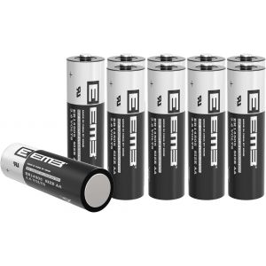LS14500 Piles AA Lithium ER14505 3,6V 2700mAh ER14500 Batterie Lot de 10 - Neuf