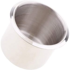 Lot de 4 porte-gobelets universels pour bateau, 68 x 55 mm, en acier inoxydable, pour table de poker et canapé - Neuf