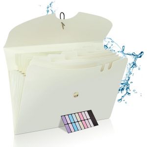 Trieur 6 Compartiments A4, Classeur Trieur Avec &Eacute;tiquettes, Rangement Des Papiers, Documents Et Pr&eacute;sentations,Pour Bureau, &Eacute;cole, Maison - Neuf