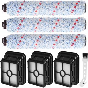 NouvelHorizonstore-Accessories pour Bissell Crosswave 3 en 1 Aspirateur 3 Brosse de Rechange 3 Filtre de Rechange pour Aspirateur 1866 1868 1785 2052 1713 2225 - Neuf